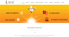 Desktop Screenshot of inzaxis.com